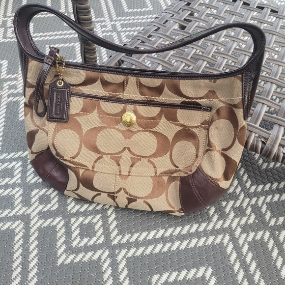 Vinrage Coach Signature Hobo Bag 11600 - Picture 1 of 7